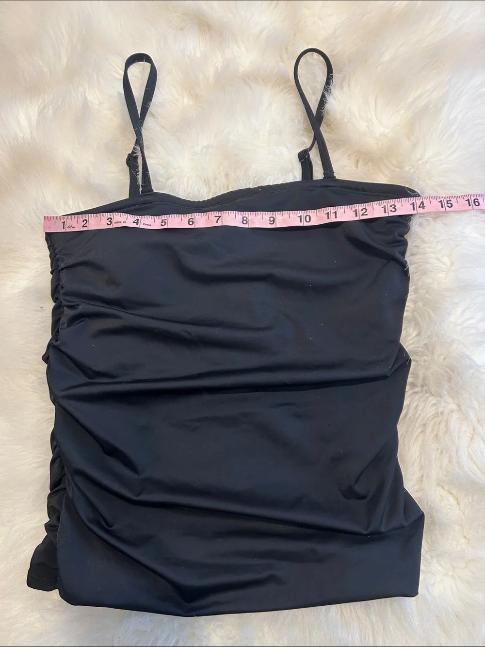 VENUS Black Strapless Tankini